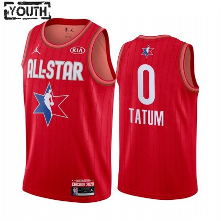 Camiseta Niños Boston Celtics Jayson Tatum 0 2020 All-Star Jordan Brand Rojo Swingman